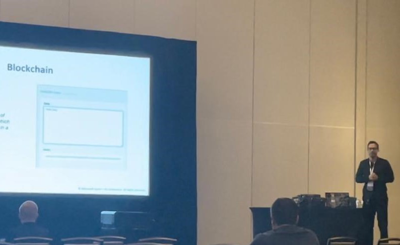 DEVintersection technical session with speaker and audience