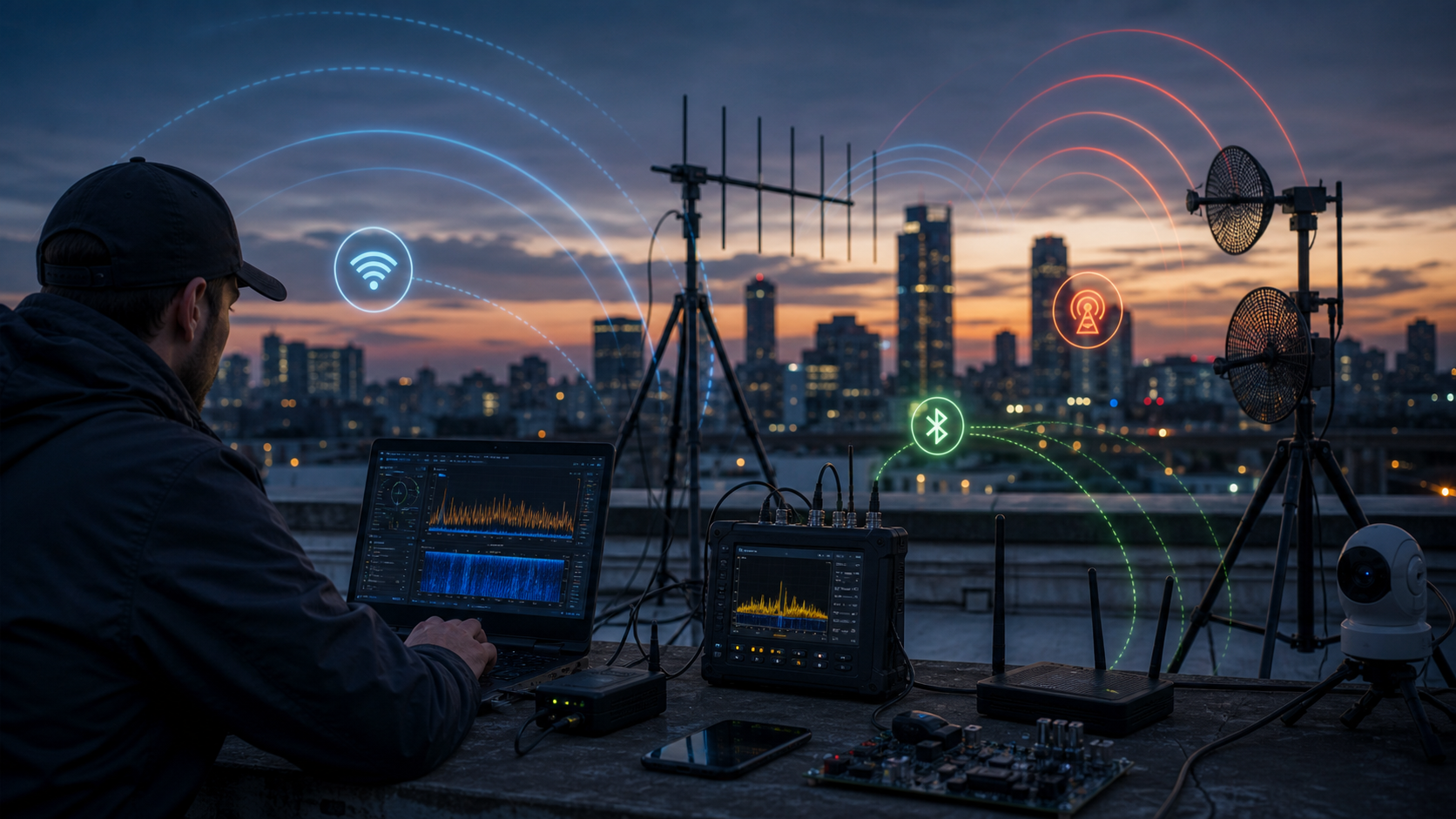 Wireless Attack Surfaces in Connected Products: Wi-Fi, Bluetooth, and RF
