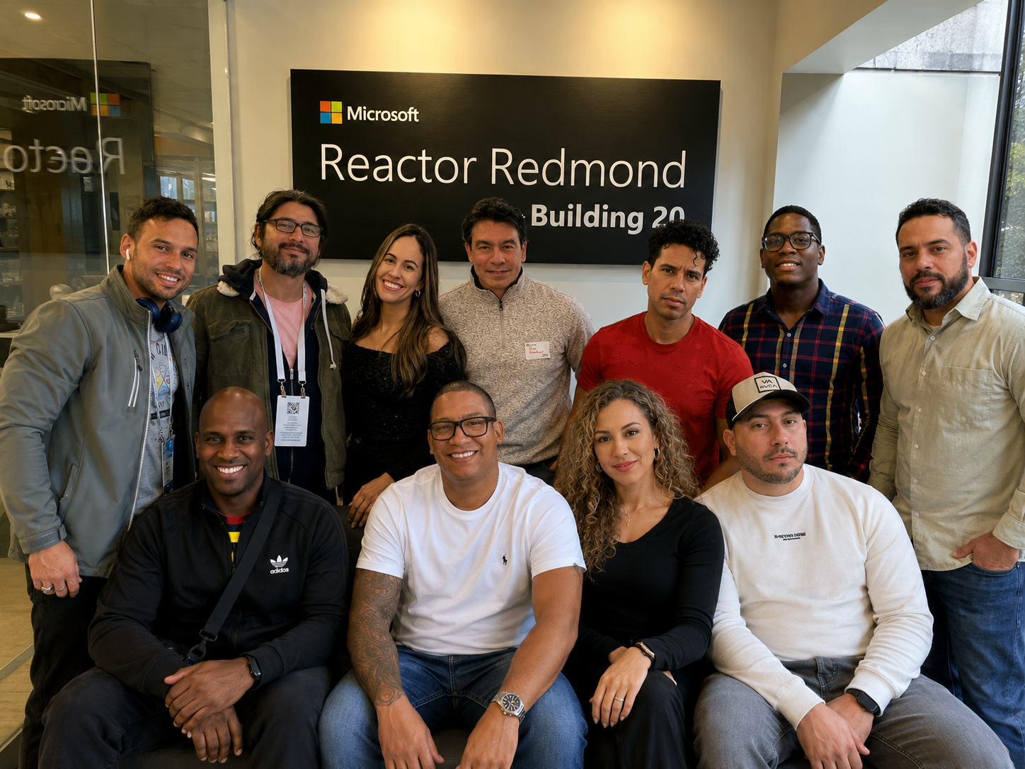 Xari team visiting Microsoft Reactor Redmond
